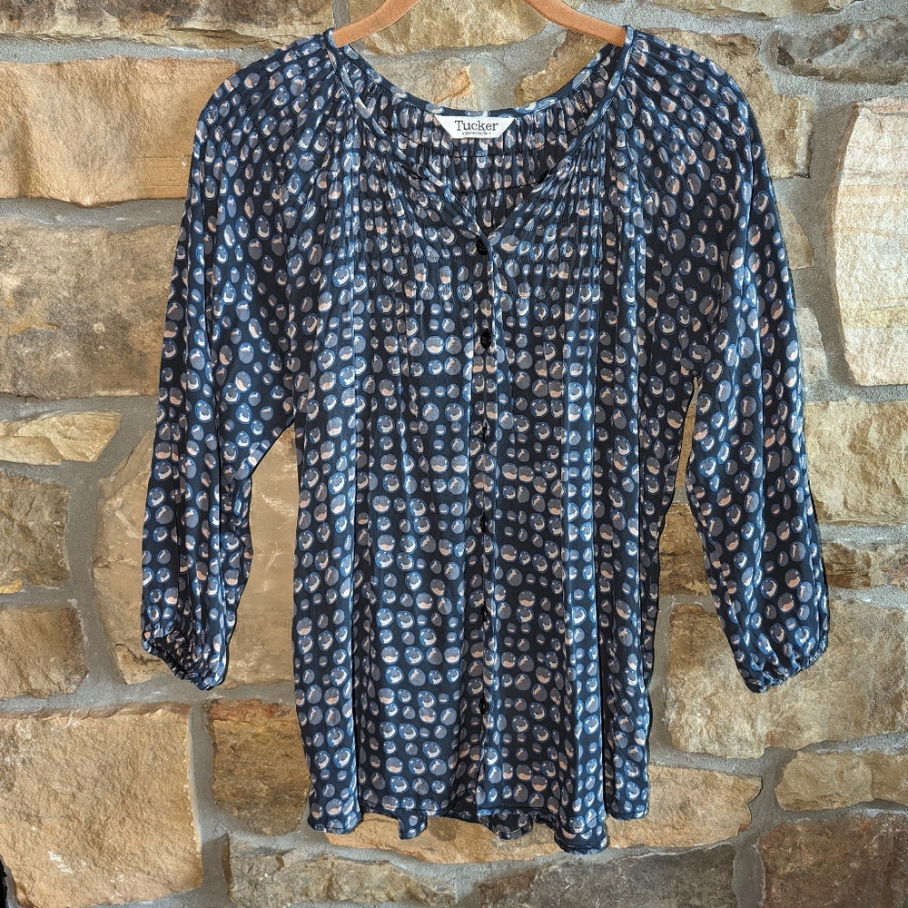 Tucker The Classic Blouse P S Dots Moon - Picture 5 of 9